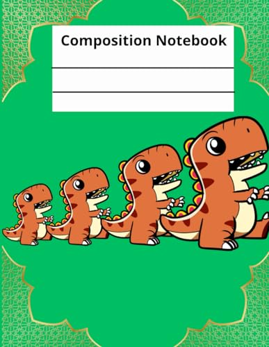 Dinosaur Composition Notebook: Dinosaur Notebook College Journal