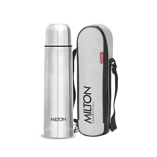Milton Thermosteel Flip Lid Flask, 500 milliliters, Silver