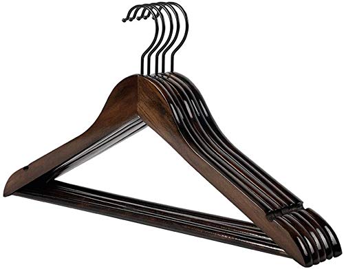 Cintres en bois porte-vêtements de style antique et vintage pour magasin de vêtements