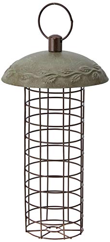 Peckish 60051221 Secret Garden Energy Suet Fat Ball Bird Feeder, 14 x 14 x 25 cm