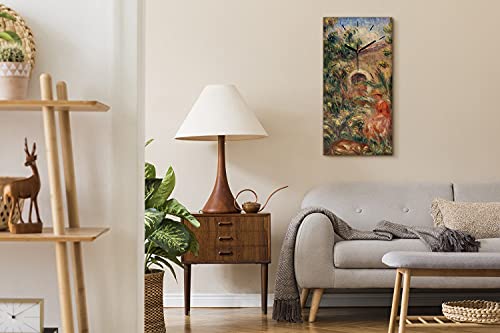 Horloge sur Toile pour Chambre Dispositif Sans Tic Tac Image Moderne 30x60 - 4