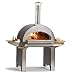 ALFA REFRATTARI Forno a Legna 4 Pizze Color Rame Dotato di Ruote FX4PIZ-LRAM
