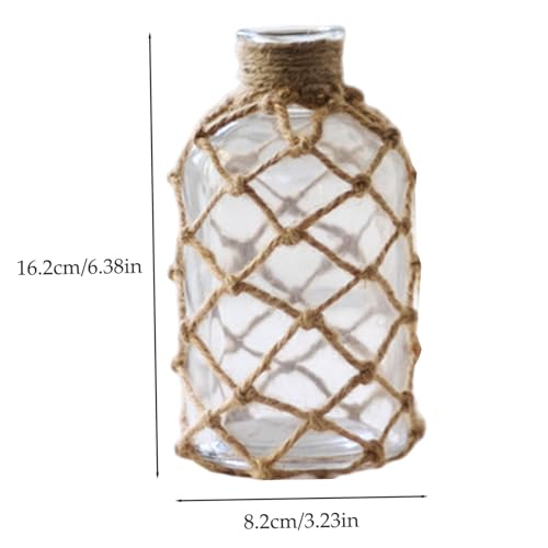 Vase en verre cylindrique transparent déco table centre mariage - 5
