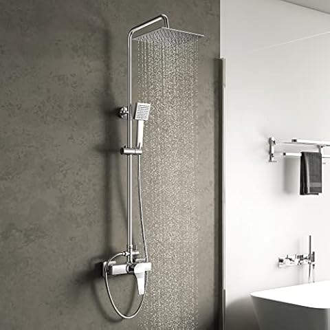 Columna Ducha Monomando YOOZENA Extensible con Grifo y Manguera Cover