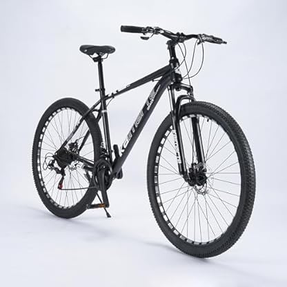 zhangbaoshun Mountainbike 29 Zoll,24 Gänge bisiklet,Karbonstahlrahmen Bikes,Federung Vorderradgabel straßenfahrräder,Hydraulische Scheibenbremsen,Robustes Design MTB,Aluminium Felgen,29" – Bild 3