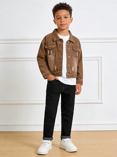 Image of Cromoncent Toddler Denim Jacket for Boys Girls