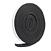 Frost King EPDM Rubber Self-Stick Weatherseal Tape, D-Section, 9/16" W, 5/16" T, 10 ft L, Black