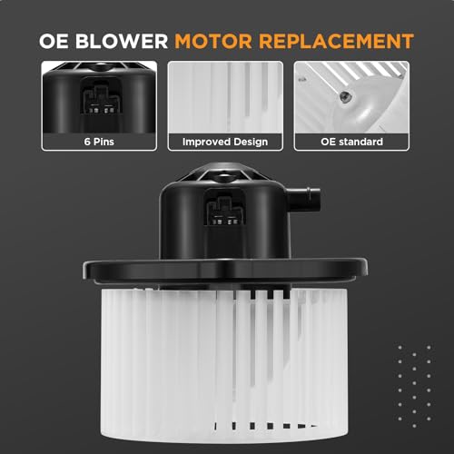 Image of HVAC Blower Motor 700239 Compatible with Mitsubishi: 08-17 Lancer, 08-16 Outlander, 11-17 Outlander Sport, Heater Blower for 75848 7802A217 7802A357 PM9362 2311777 A /C Blower Motor Assembly