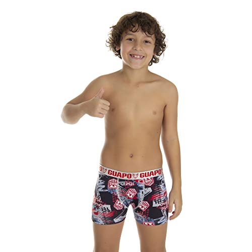 Kit com 5 Cuecas Boxer Infantil Microfibra