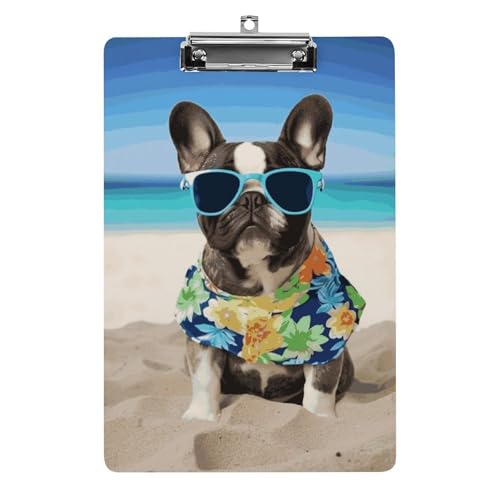 Planche acrylique bouledogue français de qualité supérieure, 31,8x21,6cm