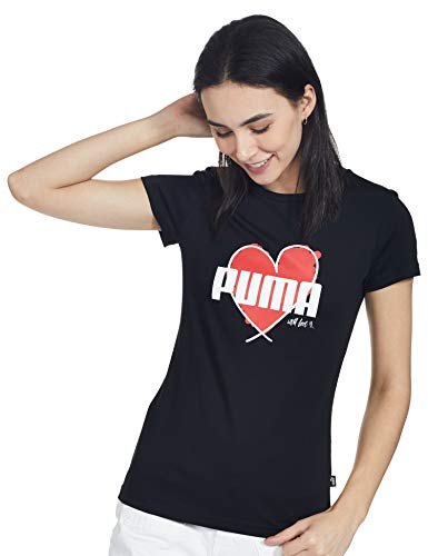 Image of PUMA Women's Solid Regular Fit T-Shirt