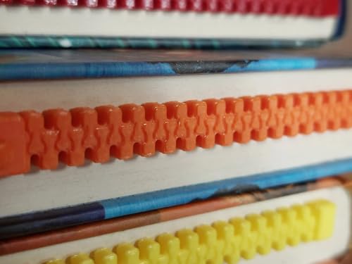 Image of Zipper-Style Bookmarks Set of 3 | Fun & Realistic Zip Design | Made from Eco-Friendly Bioplastic | Unique Gift for Readers, Kids & Students | Colorful Book Accessories