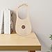 Yardwe String Lyre Harp Kit Diy Wooden Harp for Adults Boys and Girls Unfinished Craft Project Handmade Instrument