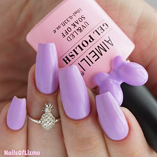 AIMEILI UV LED Gellack ablösbarer Gel Nagellack Lila Gel Polish - Neon Lavender (060) 10ml – Bild 3