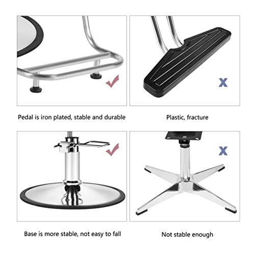 Artist Hand Salon Chair For Hair Stylist All Purpose Barber Chair Hydraulic Retro Barber Chair Antique Styling Beauty Equipment For Women Man, Max Load Weight 330 Lbs #TOP2