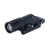 Cyberone 200 Lumens Compact LED Handgun Flashlight Mounted Tactical Weapon Pistol Flashlight with...