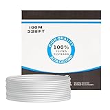 Cable de red [Cat.5e FTP] rígido AWG24, 100 m. [Instalación fácil]: se conecta rápidamente. [Velocidad superior] y [transmisión eficiente].