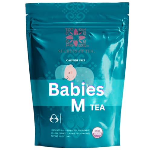 Image of Secrets Of Tea - Babies M Tea: Caffeine-Free- Baby Colic & Gas Calm Herbal Blend- 20 Sachets