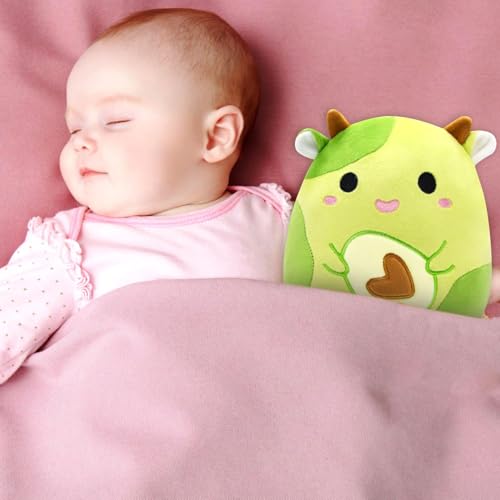 Kuscheltier Plüsch Spielzeug, Kühe Plüschtier Puppen, Kissen Stofftier Plüschtiere, Cartoon Plush Doll Süße Kuscheltiere Kawaii Deko Kuh Plüsch Kissen Spielzeug Geschenk für Kinder - 20CM