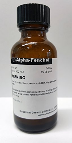 CCS LLC (+)-Alpha-fenchol Alcohol High Purity Fragrance/Aroma Compound 30ml (1 fl oz)