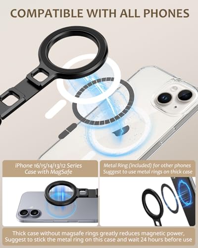 Trípode Magsafe UBeesize evita caídas de tu iPhone con imanes potentes de bolsillo 2