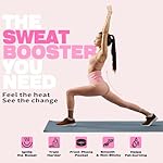 Chick-Active Waist Trimmer Belt for Men & Women – Silver Ion Sweat Sauna Belt with Phone Pocket & Anti-Slip gifts for women - Image 4