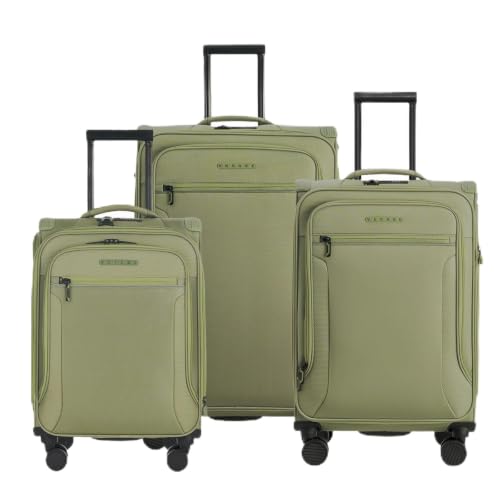 Verage Toledo Luggage Sets, Bean Green, 3-Piece Set (20/24/29)