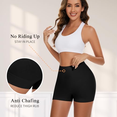 Slip Shorts for Women Under Dress,Boyshorts Panties Anti Chafing Boyshorts Smooth Shapewear Shorts3