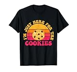Funny I'm Just Here For The Cookies Christmas Tees