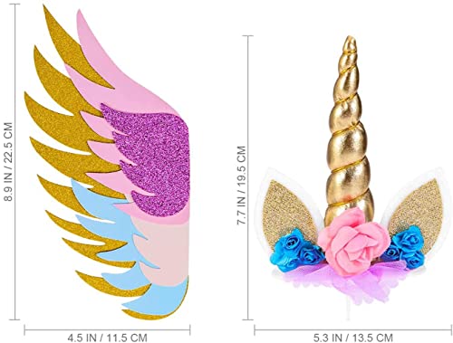 CAM2 Decorazione per torte, set di topper con ali