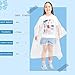 SWOGAA Disposable Rain Ponchos for Kids and Adults (Family 6 Pack) -50% Extra Thicker Men or Women Waterproof Emergency Rain Ponchos with Hood