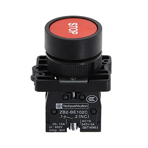 Bouton poussoir XB2 22mm interrupteur tactile plat commande rouge
