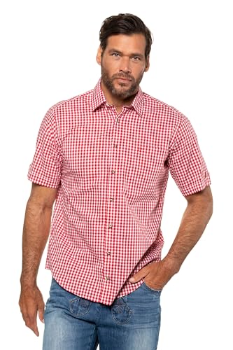 Chemise bavaroise grandes tailles manches courtes carreaux 723283
