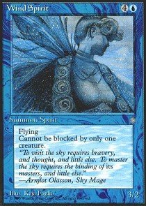 Magic: the Gathering - Wind Spirit - Ice Age