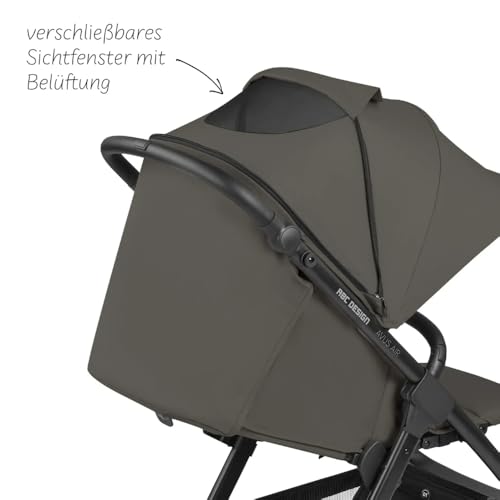 ABC Design Avus Air – Handlicher und komfortabler Buggy für den lebendigen Alltag. Mit großen Lufträdern, flacher Liegeposition und kompaktem Faltmaß – ab Geburt bis 22 kg (weiß)