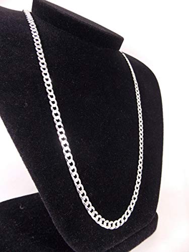 Corrente de Prata 925 Grumet Italiana 6mm - Prata Pura 925