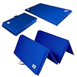We Sell Mats - 4 ft x 8 ft x 2 in Premium Personal Fitness & Exercise Mat for Home Workout - Lightweight and Folds for Carrying – All Purpose Home Gym Mat – Thick Mat for Yoga, Pilates, Stretches