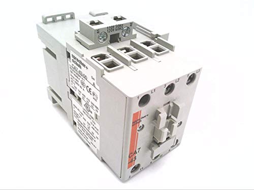 SPRECHER & SCHUH CA7-43-10-120 CONTACTOR, Auxiliary, Non-REVERSING, 1NO, 43 AMP, 3 Pole, 120 VAC, 50/60 HZ, Suitable for USE with Series CA7 Motor Control