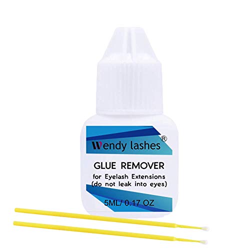 Removedor de Pestañas, Gel Removedor de Extensiones de Pestañas, Elimina Rápida y Fácilmente el Adhesivo de Extensión de Pestañas, Tiempo de Disolución Rápido / 5 ml