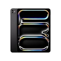 Apple iPad Pro 13-Inch (M4): Built for Apple Intelligence, Ultra Retina XDR Display, 512GB, 12MP Front/Back Camera, LiDAR Scanner, Wi-Fi 6E + 5G Cellular, All-Day Battery Life — Space Black