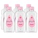 Johnson's Baby Oil, Pure Mineral Oil to Prevent Moisture Loss, Original 14 fl. oz (Packaging May Vary)(Pack of 6)