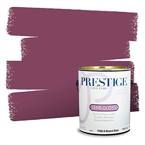 PRESTIGE Paints P500-N-1009-7VP Paint and Primer In One, 1 gallon, Brown Cherry
