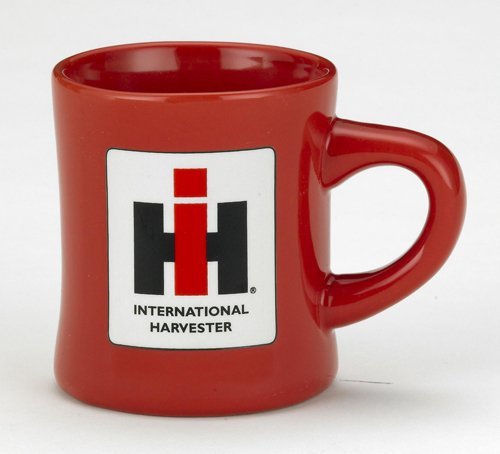 Red Stoneware 8oz Diner MUG with IH Logo