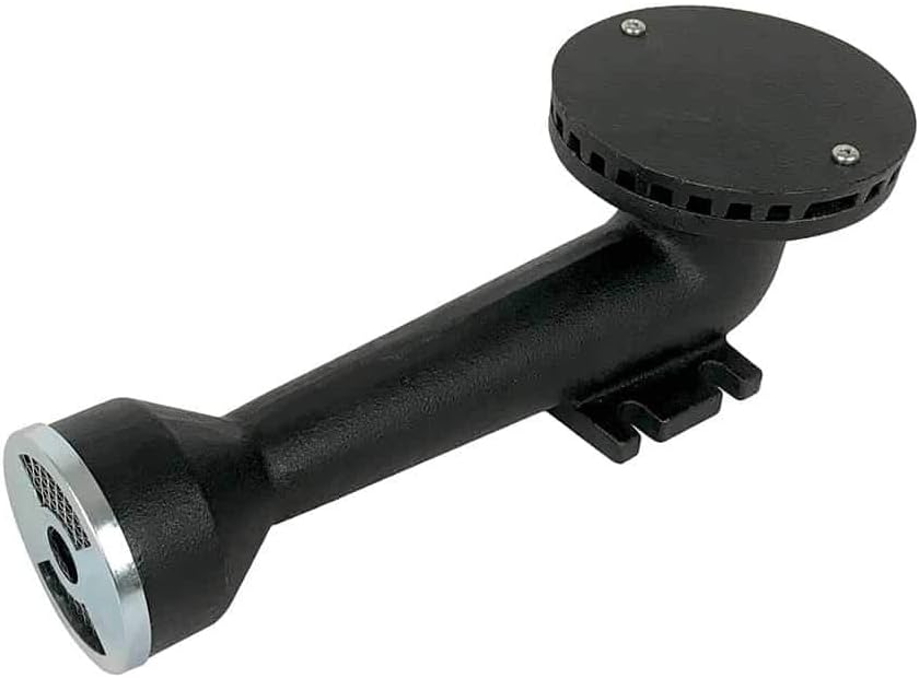 Holland Smoker Gas Grill Cast Iron Replacement Round Burner 9 18 inches, Black