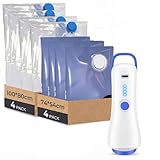 Raplink Bolsas Vacio Ropa con Bomba Eléctrica, 8 Bolsas Vacio Ropa Viaje (4 * 100x80cm, 4 * 74x54cm), Bolsas al Vacio Ropa para Viajes, Mudanzas y Almacenamiento