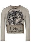 HangOwear Trachtenshirt Langarm Wallace Greige - S