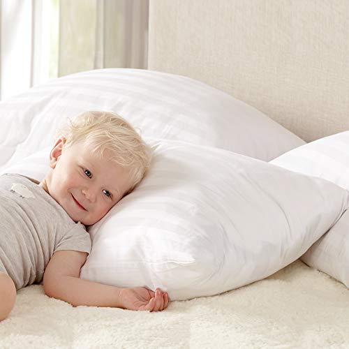 Great Bay Home 8-Pack 100% Cotton Pillow Protectors. 400 Thread Count Hypoallergenic Pillow Cover. Dust Mite, Bed Bug Cover, Zippered Pillow Protectors. (Standard Size) #TOP5