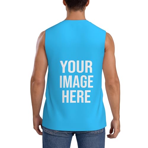 Custom T-Shirts for Men Women Couple Design Your Own Shirt with Text/Image/Logo Personalized Tank Top2