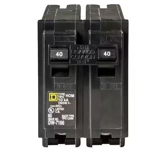 Square D HOM240 40-Amp Circuit Breaker