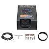 GlowShift Black 7 Color 30 PSI Turbo Boost/Vacuum Gauge Kit - Includes Mechanical Hose & T-Fitting - Black Dial - Clear Lens - for Car & Truck - 2-1/16" 52mm #5